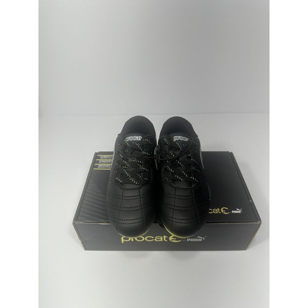Procat by Puma FG Soccer Cleats Youth Size 12 Black White Firm Ground NIB
